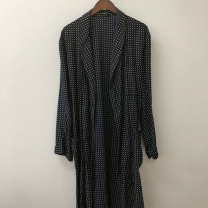 【現状渡し品】【メンズ】 BOWRING ARUNDEL ボウリング アランデル 50~70's DOT GOWN SHIRT VINTAGE 50-70年代 ドット ガウンシャツ 長袖 トップス ヴィンテージ 145-250501-kk-28-tei サイズ：表記なし、下記参照 カラー：ネイビー 万代Net店