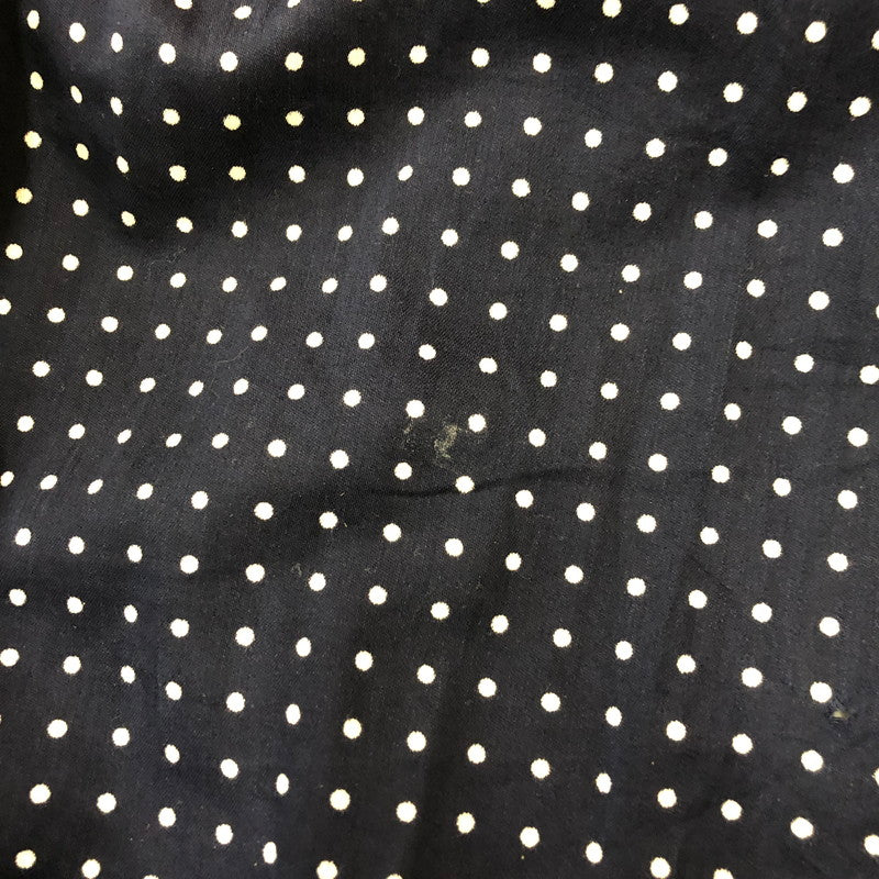 【現状渡し品】【メンズ】 BOWRING ARUNDEL ボウリング アランデル 50~70's DOT GOWN SHIRT VINTAGE 50-70年代 ドット ガウンシャツ 長袖 トップス ヴィンテージ 145-250501-kk-28-tei サイズ：表記なし、下記参照 カラー：ネイビー 万代Net店