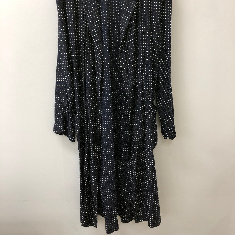 【現状渡し品】【メンズ】 BOWRING ARUNDEL ボウリング アランデル 50~70's DOT GOWN SHIRT VINTAGE 50-70年代 ドット ガウンシャツ 長袖 トップス ヴィンテージ 145-250501-kk-28-tei サイズ：表記なし、下記参照 カラー：ネイビー 万代Net店