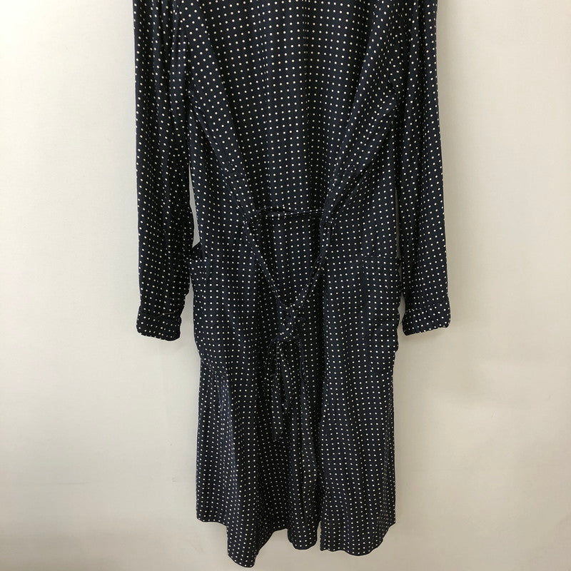 【現状渡し品】【メンズ】 BOWRING ARUNDEL ボウリング アランデル 50~70's DOT GOWN SHIRT VINTAGE 50-70年代 ドット ガウンシャツ 長袖 トップス ヴィンテージ 145-250501-kk-28-tei サイズ：表記なし、下記参照 カラー：ネイビー 万代Net店