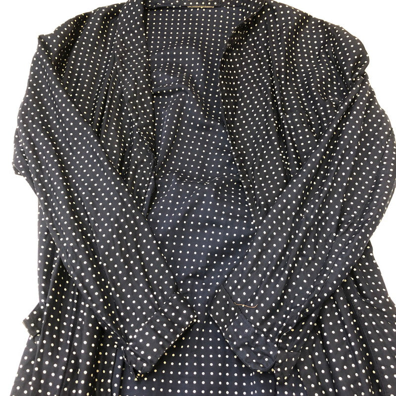 【現状渡し品】【メンズ】 BOWRING ARUNDEL ボウリング アランデル 50~70's DOT GOWN SHIRT VINTAGE 50-70年代 ドット ガウンシャツ 長袖 トップス ヴィンテージ 145-250501-kk-28-tei サイズ：表記なし、下記参照 カラー：ネイビー 万代Net店