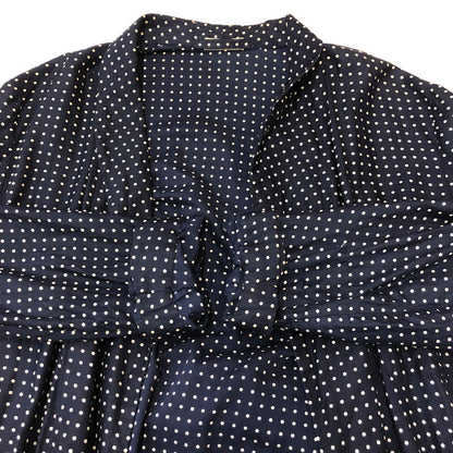 【現状渡し品】【メンズ】 BOWRING ARUNDEL ボウリング アランデル 50~70's DOT GOWN SHIRT VINTAGE 50-70年代 ドット ガウンシャツ 長袖 トップス ヴィンテージ 145-250501-kk-28-tei サイズ：表記なし、下記参照 カラー：ネイビー 万代Net店