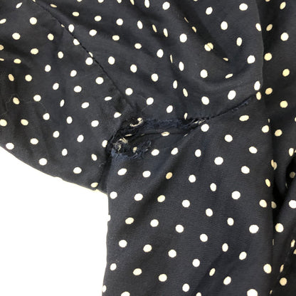 【現状渡し品】【メンズ】 BOWRING ARUNDEL ボウリング アランデル 50~70's DOT GOWN SHIRT VINTAGE 50-70年代 ドット ガウンシャツ 長袖 トップス ヴィンテージ 145-250501-kk-28-tei サイズ：表記なし、下記参照 カラー：ネイビー 万代Net店