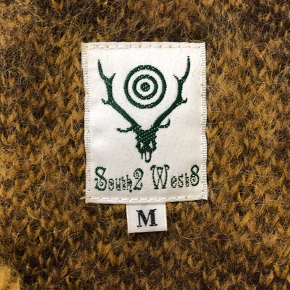 【中古品】【メンズ】 South2 West8 サウスツーウェストエイト LOOSE FIT V NECK SWEATER LQ807 ルーズフィット ブイネックセーター トップス 140-250312-kk-01-tei サイズ：M カラー：イエローゴールド 万代Net店