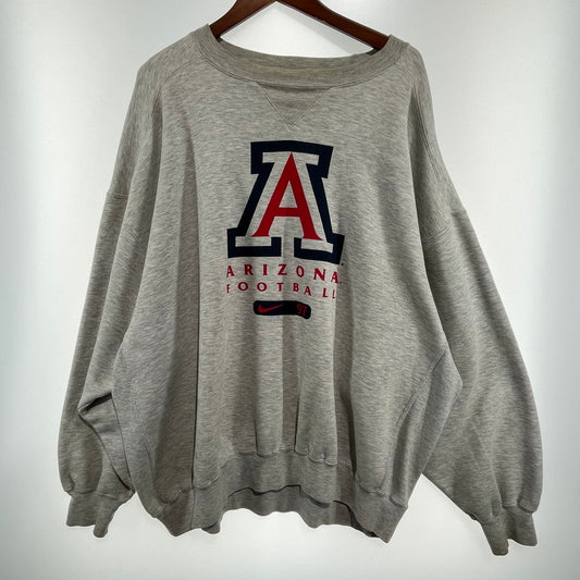 【現状渡し品】【メンズ】 NIKE ナイキ 90’S ARIZONA FOOTBALL SWEAT ビックシルエット ヴィンテージ スウェット 148-260818-nm-79-tei サイズ：XL 万代Net店