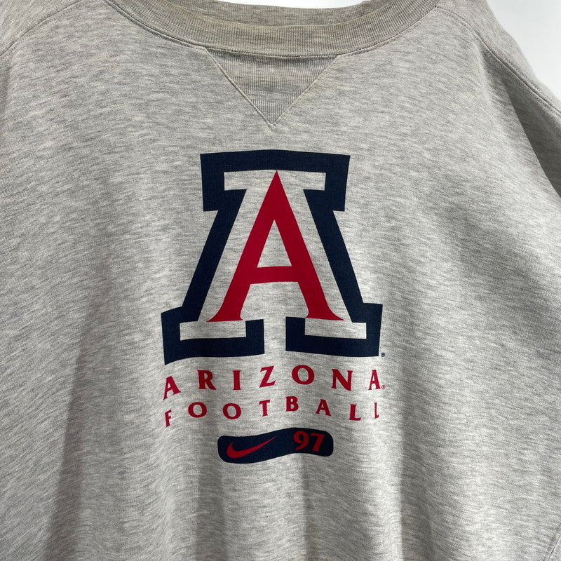 【現状渡し品】【メンズ】 NIKE ナイキ 90’S ARIZONA FOOTBALL SWEAT ビックシルエット ヴィンテージ スウェット 148-260818-nm-79-tei サイズ：XL 万代Net店
