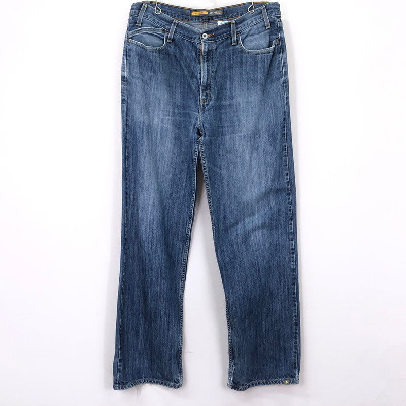 【現状渡し品】【メンズ】 Levi's リーバイス SILVERTAB LOW+LOOSE DENIM PANTS シルバータブ ロールーズ デニムパンツ ボトムス ジーンズ 156-251118-ts-19-tei サイズ：w31 カラー：インディゴ 万代Net店