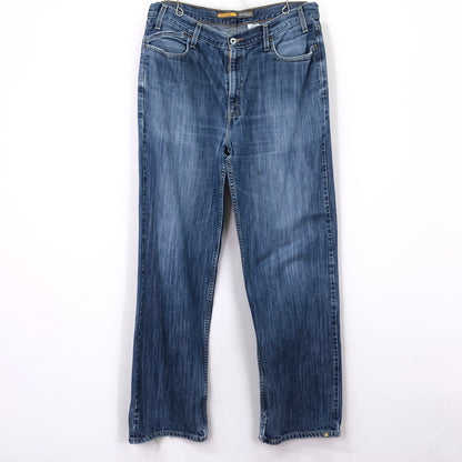 【現状渡し品】【メンズ】 Levi's リーバイス SILVERTAB LOW+LOOSE DENIM PANTS シルバータブ ロールーズ デニムパンツ ボトムス ジーンズ 156-251118-ts-19-tei サイズ：w31 カラー：インディゴ 万代Net店