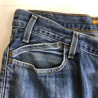 【現状渡し品】【メンズ】 Levi's リーバイス SILVERTAB LOW+LOOSE DENIM PANTS シルバータブ ロールーズ デニムパンツ ボトムス ジーンズ 156-251118-ts-19-tei サイズ：w31 カラー：インディゴ 万代Net店