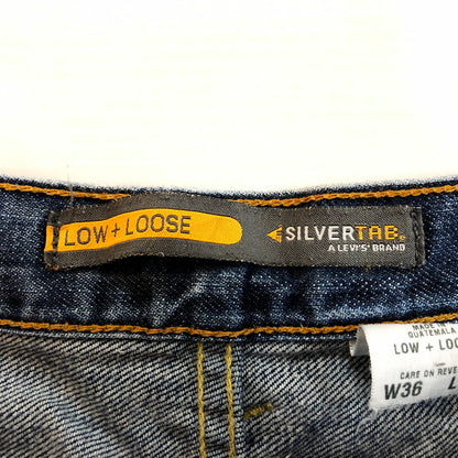【現状渡し品】【メンズ】 Levi's リーバイス SILVERTAB LOW+LOOSE DENIM PANTS シルバータブ ロールーズ デニムパンツ ボトムス ジーンズ 156-251118-ts-19-tei サイズ：w31 カラー：インディゴ 万代Net店