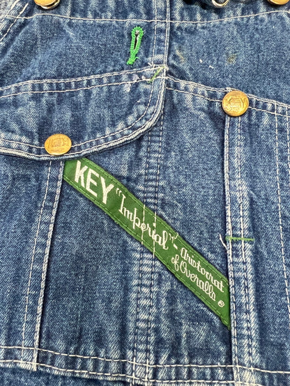 【中古品】【メンズ】 KEY キー DENIM OVERALL デニム オーバーオール 145-260924-AS-20-hon サイズ：下記参照 カラー：ブルー 万代Net店