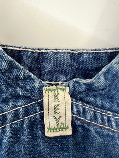 【中古品】【メンズ】 KEY キー DENIM OVERALL デニム オーバーオール 145-260924-AS-20-hon サイズ：下記参照 カラー：ブルー 万代Net店