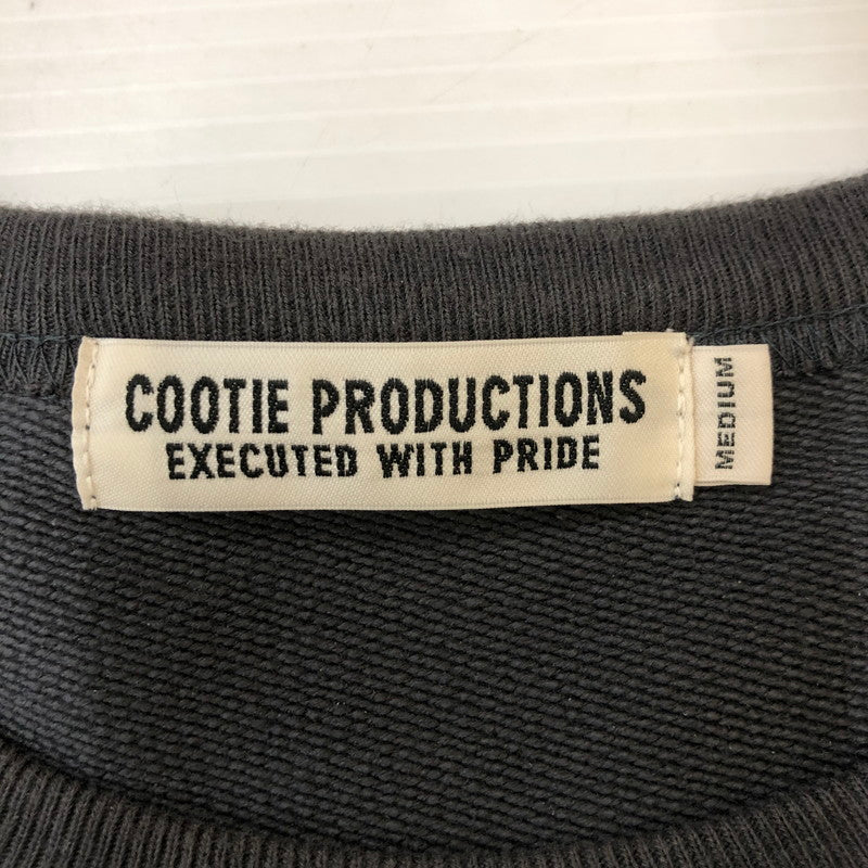 【中古品】【メンズ】 COOTIE クーティー 23AW N/C TERRY SWEAT CREW CTE-23A313 ナイロン コットン テリー スウェットクルー トップス スウェット 142-250313-kk-17-tei サイズ：M カラー：チャコール 万代Net店