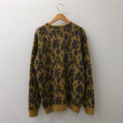 【中古品】【メンズ】 Needles ニードルス 23AW MOHAIR CARDIGAN FLOWER NS282 モヘアカーディガン フラワー トップス 140-250313-kk-04-tei サイズ：M カラー：イエロー 万代Net店