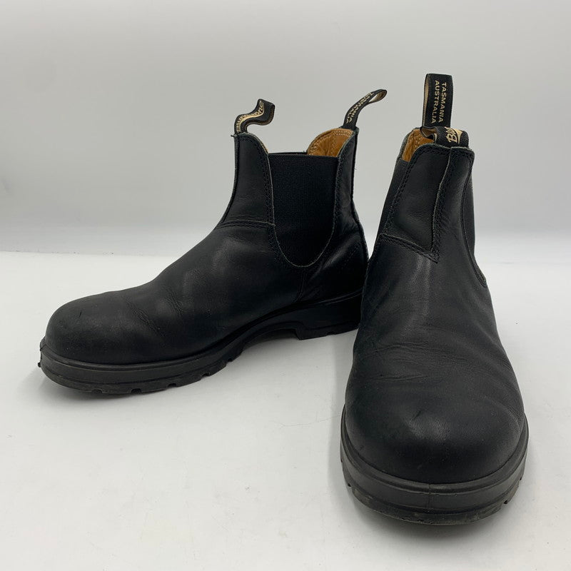 【中古品】【メンズ】 BLUNDSTONE ブランドストーン SIDE GORE BOOTS 001252 サイドゴアブーツ 靴 ハイカット レザー 164-251209-ts-03-tei サイズ：8 カラー：ブラック 万代Net店