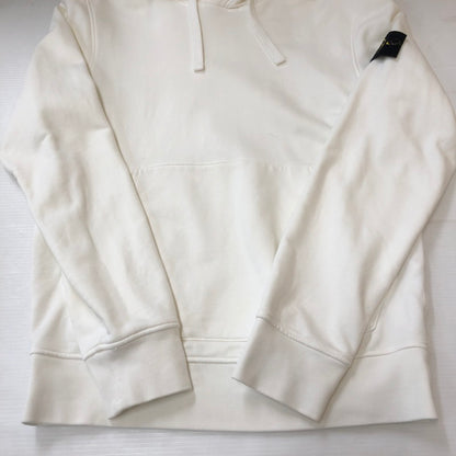 【中古品】【メンズ】 STONE ISLAND ストーンアイランド COTTON PULLOVER HOODIE 101564151 コットン プルオーバーフーディー トップス パーカー 141-250313-kk-07-tei サイズ：M カラー：ホワイト 万代Net店