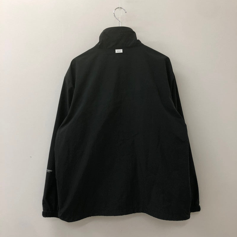 【中古品】【メンズ】 WTAPS ダブルタップス 24SS TRACK/JACKET/NYLON.TUSSAH.PERTEX.SIGN 241CWDT-JKM01 トラックジャケット ライトアウター 142-250313-kk-14-tei サイズ：03 カラー：ブラック 万代Net店