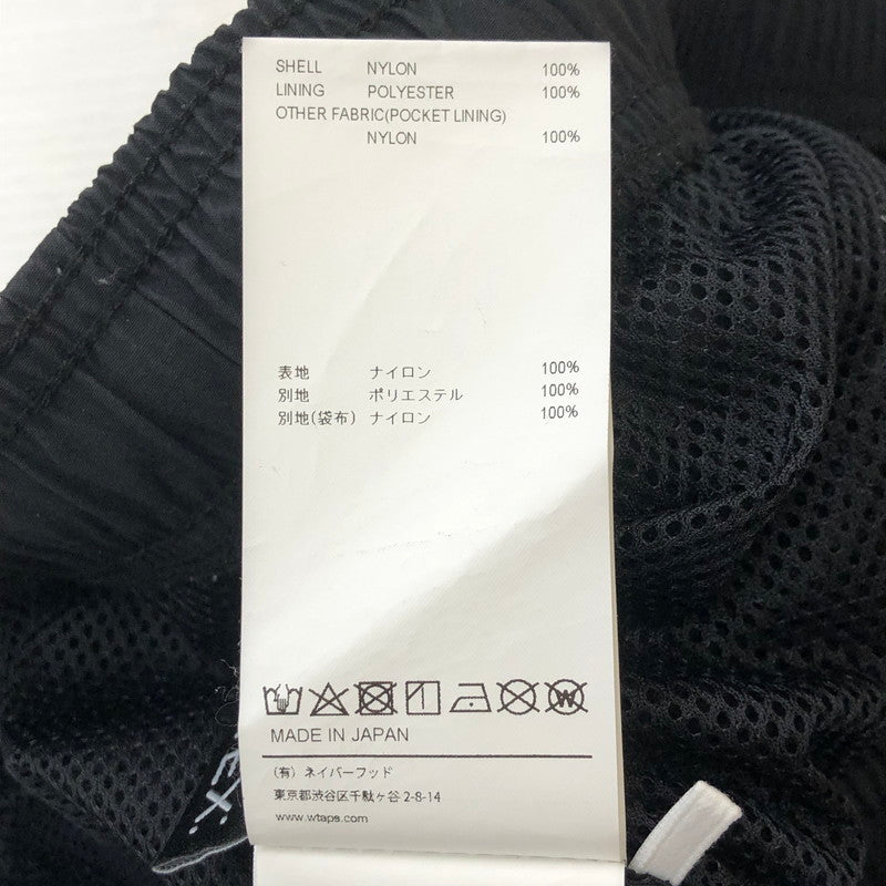 【中古品】【メンズ】 WTAPS ダブルタップス 24SS SPST2001/TROUSERS/NYLON.TUSSAH.PERTEXR.SIGN 241CWDT-PTM01 トラウザーズ/ナイロン.タッサー.パーテックス.サイン ボトムス パンツ 153-250318-kk-05-tei サイズ：03 カラー：ブラック 万代Net店