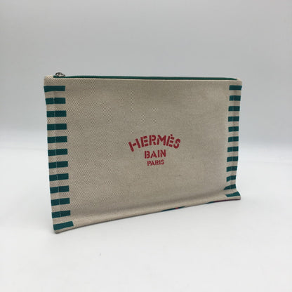 【中古品】【レディース】 HERMES エルメス OPTIMIST 24 CASE オプティミスト24 カバン ポーチ 180-250609-KS-05-tei カラー：グリーン 万代Net店