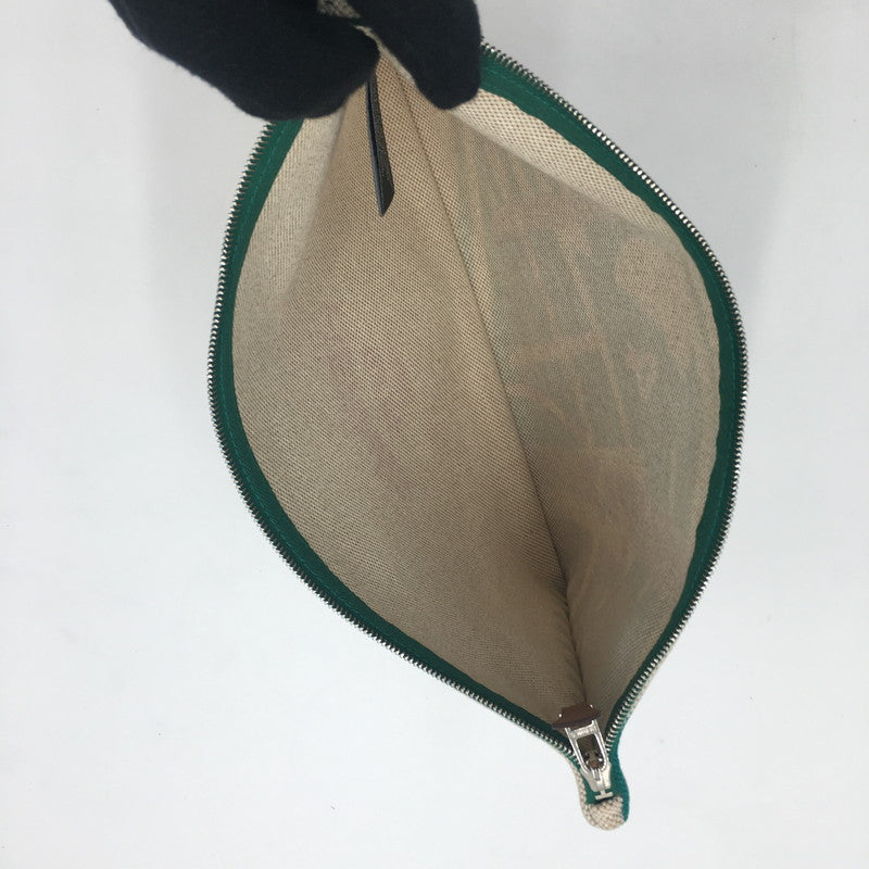 【中古品】【レディース】 HERMES エルメス OPTIMIST 24 CASE オプティミスト24 カバン ポーチ 180-250609-KS-05-tei カラー：グリーン 万代Net店