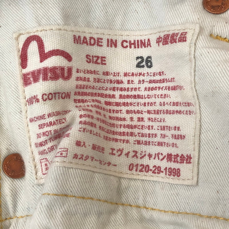 【中古品】【レディース】 EVISU エヴィス WOMAN OSAKA DENIM PANTS デニムパンツ ボトムス ジーンズ カモメ 171-250813-yo-28-tei サイズ：26 カラー：インディゴ 万代Net店