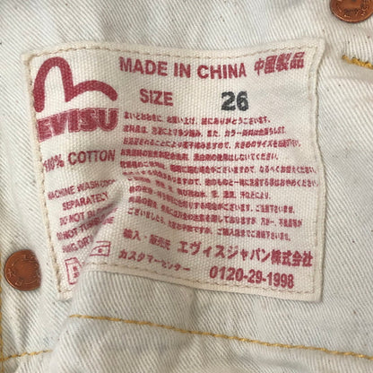 【中古品】【レディース】 EVISU エヴィス WOMAN OSAKA DENIM PANTS デニムパンツ ボトムス ジーンズ カモメ 171-250813-yo-28-tei サイズ：26 カラー：インディゴ 万代Net店