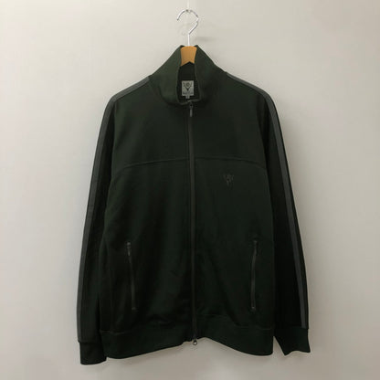 【中古品】【メンズ】 South2 West8 サウスツーウェストエイト TRACK JACKET J0845 トラックジャケット ライトアウター ジャージ 140-250313-kk-05-tei サイズ：L カラー：グリーン 万代Net店