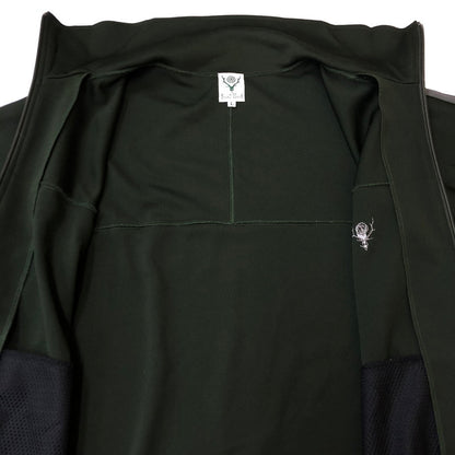 【中古品】【メンズ】 South2 West8 サウスツーウェストエイト TRACK JACKET J0845 トラックジャケット ライトアウター ジャージ 140-250313-kk-05-tei サイズ：L カラー：グリーン 万代Net店