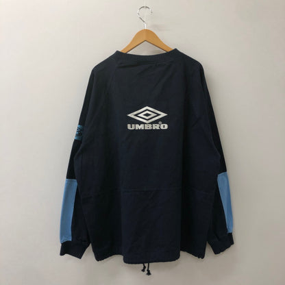 【中古美品】【メンズ】 XLARGE エクストララージ × UMBRO アンブロ 別注 コラボ DRILL TOP 101234013002 ドリルトップ トップス プルオーバー 142-250313-kk-11-tei サイズ：XL カラー：ネイビー 万代Net店