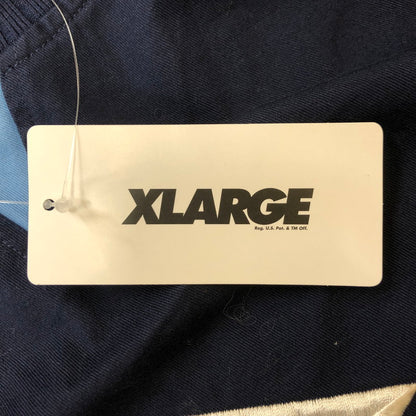 【中古美品】【メンズ】 XLARGE エクストララージ × UMBRO アンブロ 別注 コラボ DRILL TOP 101234013002 ドリルトップ トップス プルオーバー 142-250313-kk-11-tei サイズ：XL カラー：ネイビー 万代Net店