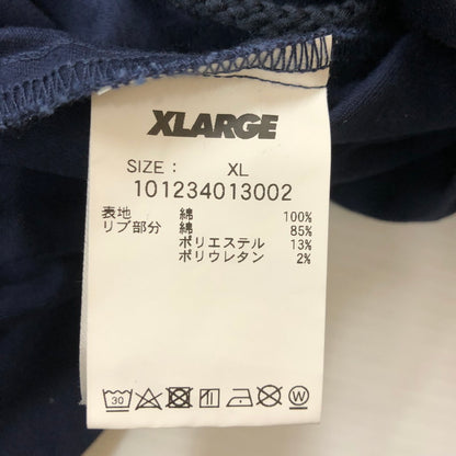 【中古美品】【メンズ】 XLARGE エクストララージ × UMBRO アンブロ 別注 コラボ DRILL TOP 101234013002 ドリルトップ トップス プルオーバー 142-250313-kk-11-tei サイズ：XL カラー：ネイビー 万代Net店