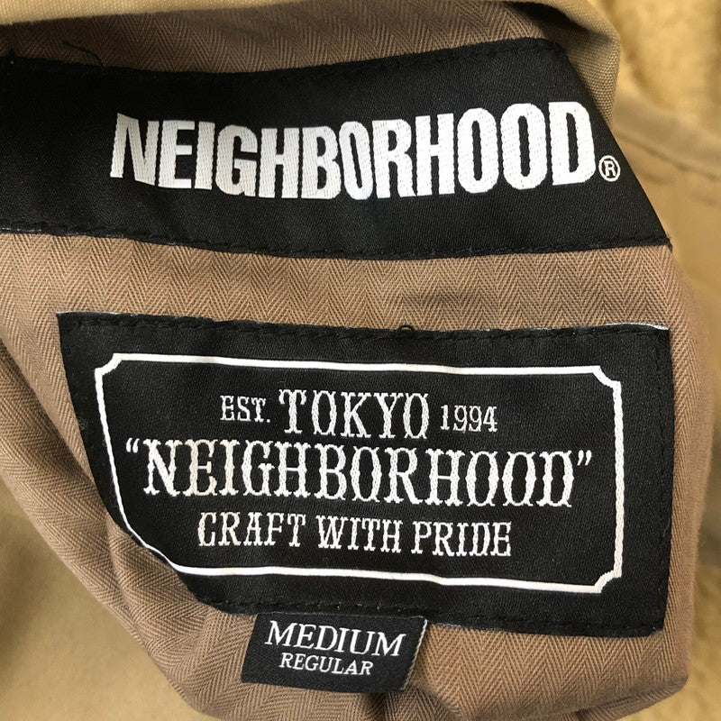 【中古品】【メンズ】 NEIGHBORHOOD ネイバーフッド 19AW DUAK/EC-JKT 192TSNH-JKM05 リバーシブル ボアフリースブルゾン アウター ジャケット 142-250313-kk-12-tei サイズ：M カラー：ベージュ 万代Net店