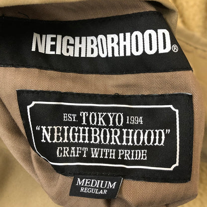 【中古品】【メンズ】 NEIGHBORHOOD ネイバーフッド 19AW DUAK/EC-JKT 192TSNH-JKM05 リバーシブル ボアフリースブルゾン アウター ジャケット 142-250313-kk-12-tei サイズ：M カラー：ベージュ 万代Net店