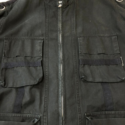 【現状渡し品】【メンズ】 NEIGHBORHOOD ネイバーフッド MILITARY JACKET DCNH-JK-08 ミリタリージャケット アウター 142-250313-kk-13-tei サイズ：L カラー：ブラック 万代Net店