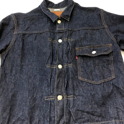 【中古品】【メンズ】 WAREHOUSE ウエアハウス T BACK STYLE ONE WASH 1ST TYPEDD WHJA-18SS001 Lot.DD-2001 Tバック スタイル ワンウォッシュ ファーストタイプ ディックダガー デニムジャケット Gジャン 145-250313-kk-22-tei サイズ：38 カラー：インディゴ 万代Net店