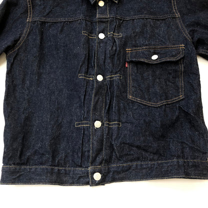 【中古品】【メンズ】 WAREHOUSE ウエアハウス T BACK STYLE ONE WASH 1ST TYPEDD WHJA-18SS001 Lot.DD-2001 Tバック スタイル ワンウォッシュ ファーストタイプ ディックダガー デニムジャケット Gジャン 145-250313-kk-22-tei サイズ：38 カラー：インディゴ 万代Net店