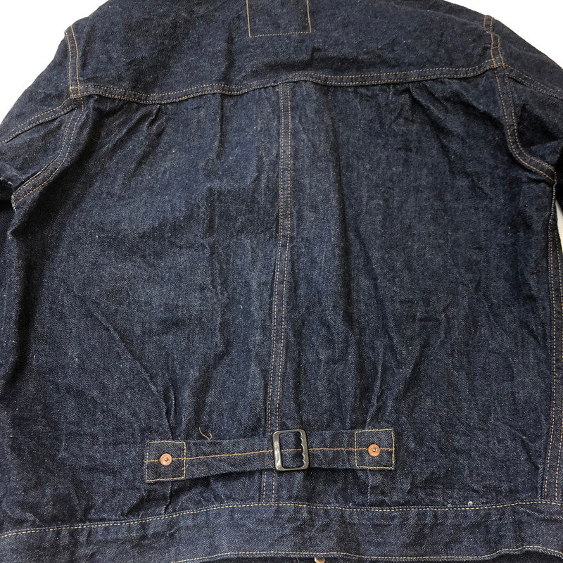 【中古品】【メンズ】 WAREHOUSE ウエアハウス T BACK STYLE ONE WASH 1ST TYPEDD WHJA-18SS001 Lot.DD-2001 Tバック スタイル ワンウォッシュ ファーストタイプ ディックダガー デニムジャケット Gジャン 145-250313-kk-22-tei サイズ：38 カラー：インディゴ 万代Net店