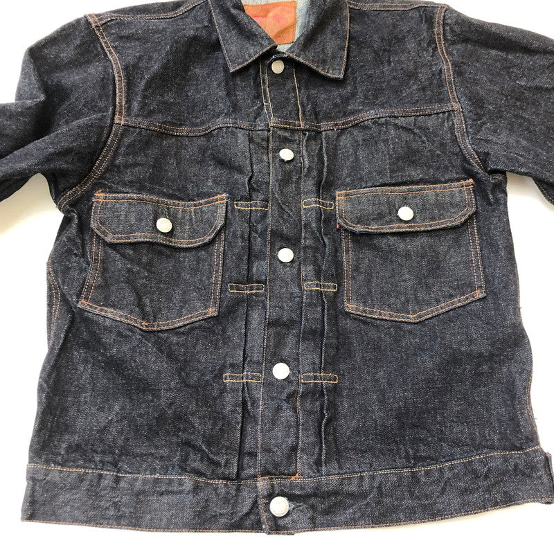 【中古品】【メンズ】 FULLCOUNT フルカウント TYPE 2 DENIM JACKET HEAVY OZ NON WASH 2102XX-20 タイプ2 デニムジャケット ヘビーオンス ノンウォッシュ ライトアウター Gジャン 145-250313-kk-24-tei サイズ：38 カラー：インディゴ 万代Net店