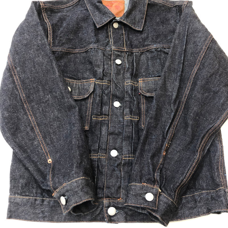 【中古品】【メンズ】 FULLCOUNT フルカウント TYPE 2 DENIM JACKET HEAVY OZ NON WASH 2102XX-20 タイプ2 デニムジャケット ヘビーオンス ノンウォッシュ ライトアウター Gジャン 145-250313-kk-24-tei サイズ：38 カラー：インディゴ 万代Net店