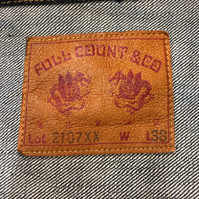 【中古品】【メンズ】 FULLCOUNT フルカウント TYPE 1 DENIM JACKET HEAVY OZ 2107XX-20 タイプワン デニムジャケット ヘビーオンス ライトアウター Gジャン 145-250313-kk-20-tei サイズ：38 カラー：インディゴ 万代Net店