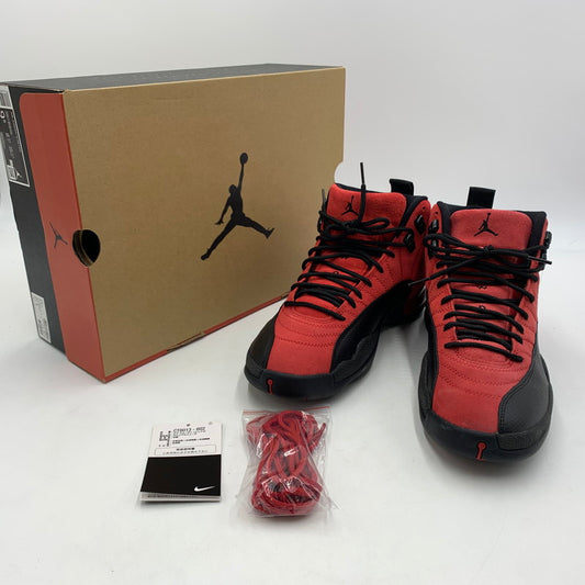 【中古品】【メンズ】 NIKE ナイキ AIR JORDAN 12 RETRO REVERSE FLU GAME CT8013-602 エアジョーダン 12 レトロ リバース フル ゲーム スニーカー 靴 160-260220-ko-01-tei サイズ：27.5cm カラー：レッド 万代Net店