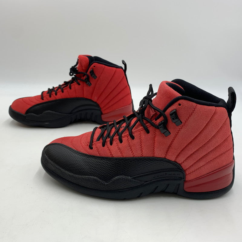 【中古品】【メンズ】 NIKE ナイキ AIR JORDAN 12 RETRO REVERSE FLU GAME CT8013-602 エアジョーダン 12 レトロ リバース フル ゲーム スニーカー 靴 160-260220-ko-01-tei サイズ：27.5cm カラー：レッド 万代Net店