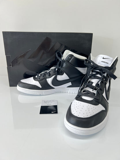 【中古美品】【メンズ】 NIKE ナイキ × AMBUSH アンブッシュ 別注 コラボ DUNK HI/AMBUSH CU7544-001 ダンクハイ アンブッシュ スニーカー 靴 160-260801-kk-04-hon カラー：BLACK/BLACK-WHITE 万代Net店