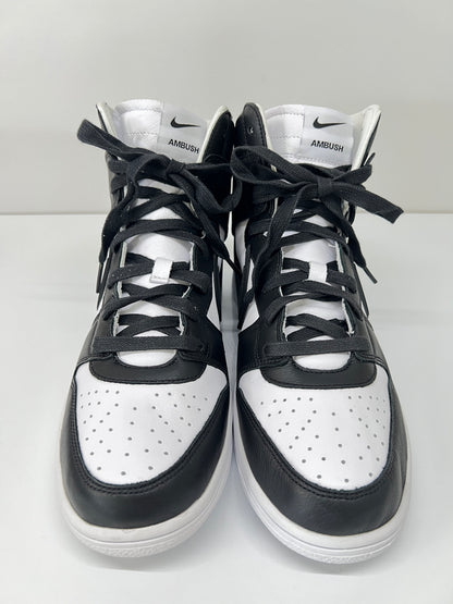 【中古美品】【メンズ】 NIKE ナイキ × AMBUSH アンブッシュ 別注 コラボ DUNK HI/AMBUSH CU7544-001 ダンクハイ アンブッシュ スニーカー 靴 160-260801-kk-04-hon カラー：BLACK/BLACK-WHITE 万代Net店