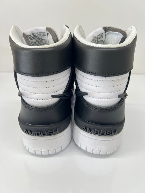 【中古美品】【メンズ】 NIKE ナイキ × AMBUSH アンブッシュ 別注 コラボ DUNK HI/AMBUSH CU7544-001 ダンクハイ アンブッシュ スニーカー 靴 160-260801-kk-04-hon カラー：BLACK/BLACK-WHITE 万代Net店