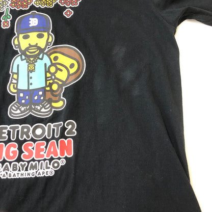 【中古品】【メンズ】 A BATHING APE アベイシングエイプ × BIG SEAN ビッグ・ショーン 別注 コラボ 21SS DETROIT 2 TEE デトロイト2 Tシャツ 半袖 トップス 142-250313-kk-10-tei サイズ：XL カラー：ブラック 万代Net店