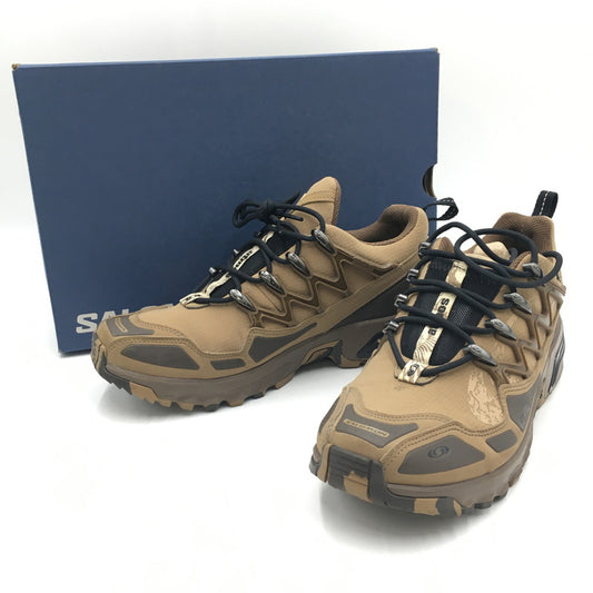 【中古品】【メンズ】 SALOMON サロモン × ATMOS アトモス 別注 コラボ ACS + CSWP 475042 エーシーエス プラス ローカットスニーカー 靴 162-250621-kk-11-tei カラー：DELICIOSO/ERMINE/BLEACHED SAND 万代Net店