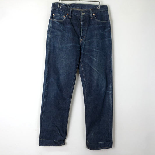 【現状渡し品】【メンズ】 HOLLYWOOD RANCH MARKET ハリウッドランチマーケット DENIM PANTS デニム パンツ ボトムス ジーンズ 156-251118-ts-22-tei サイズ：33 カラー：インディゴ 万代Net店
