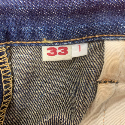 【現状渡し品】【メンズ】 HOLLYWOOD RANCH MARKET ハリウッドランチマーケット DENIM PANTS デニム パンツ ボトムス ジーンズ 156-251118-ts-22-tei サイズ：33 カラー：インディゴ 万代Net店