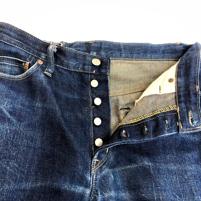 【現状渡し品】【メンズ】 HOLLYWOOD RANCH MARKET ハリウッドランチマーケット DENIM PANTS デニム パンツ ボトムス ジーンズ 156-251118-ts-22-tei サイズ：33 カラー：インディゴ 万代Net店